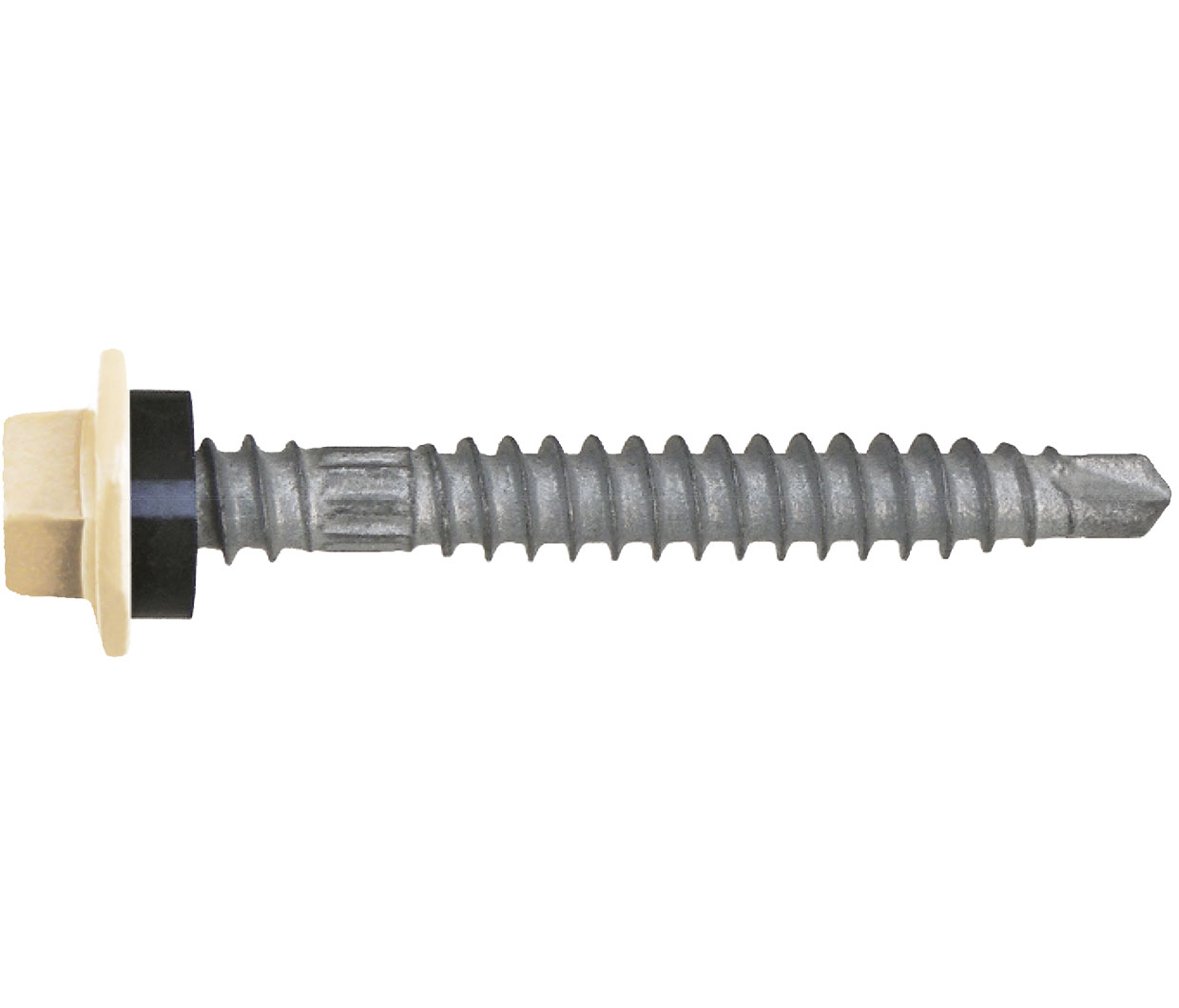 SCREW VORTEX ROOF HEX SEAL C4 M6.2-13 X 50 GULLY